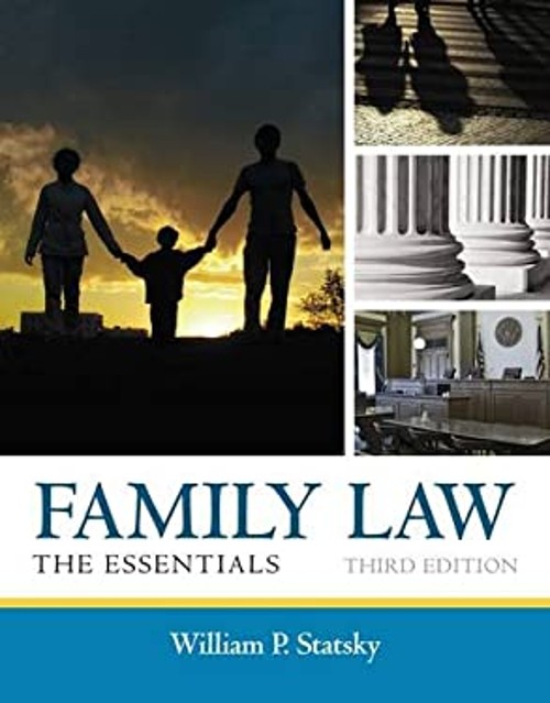 Family Law : The Essentials Paperback William P. Statsky