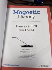 Curriculum Associates, Magnetic Literacy Grade 4, Unit 4, Free As A Bird( 2027)
