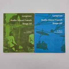 Longman Audio Visual French Stage A1 And Stage A2 French Language Books 1976