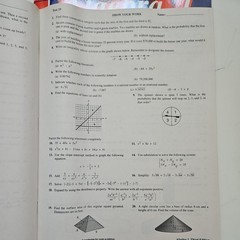 Saxon ALGEBRA 1 Set – Text, Homeschool packet, Test Forms – EXCELLENT CONDITION
