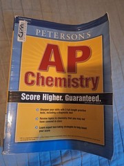 PETERSONS AP chemistry prep book VERY USED