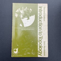 Introduction To Topology – Bert Mendelson (Second Edition PB 1973)
