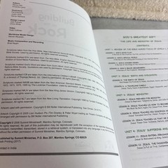 Summit Ministries Building On The Rock Stewardship Grade 5 Student Workbook