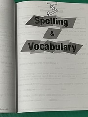 Benchmark Advance: Grade 3 Grammar, Spelling and Vocabulary Activity Book