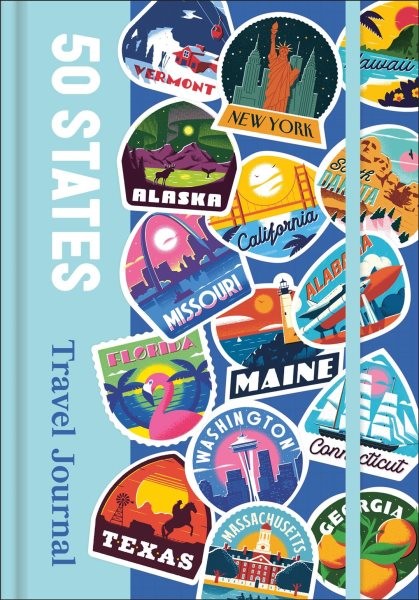 50 States Travel Journal, Hardcover by DK Travel (COR), Brand New, Free shipp…