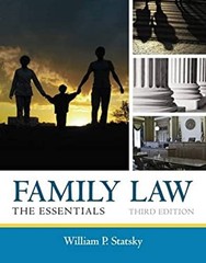 Family Law : The Essentials Paperback William P. Statsky