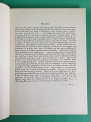 Modern Marine Engineering : Volume I by A. C. Hardy, 1948 Caxton Publishing