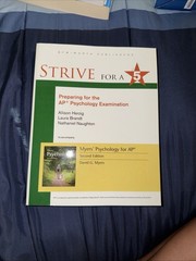 Strive for 5: Preparing for the AP Psychology Examination by Laura Brandt,…