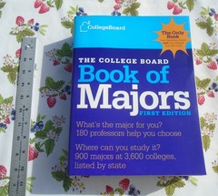 The College Board Book of Majors FIRST EDITION PAPERBACK