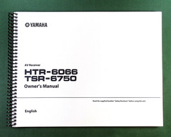 Yamaha HTR-6066 Instruction Manual: Full Color 130 Pages & Protective Covers!