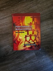 Performance Management (3rd Edition) – Hardcover, by Aguinis Herman – Good