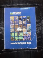 Central Service Technical Manual : Eighth Edition WORKBOOK by IAHCSMM 2016 PB