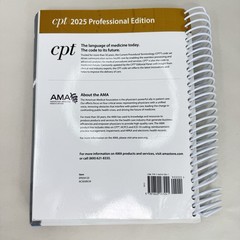 CPT Professional 2025 by American Medical Association (2024, Spiral)