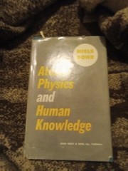 Atomic Physics And Human Knowledge By Niels Bohr 1958 John Wiley And Sons