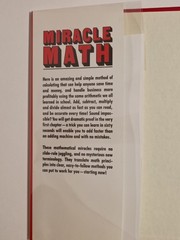 Miracle Math: How to Develop a Calculator in Your Head by Harry Lorayne