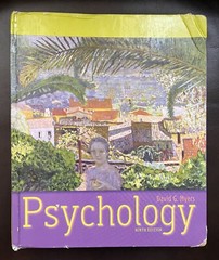Psychology by David G. Myers (Ninth Edition, Hardcover), Used in Good Condition