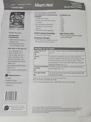 Benchmark Education Text Connections G/11 (6) “Albert’s Nest ” Homeschool