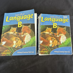 A Beka Book God’s Gift of Language B Writing & Grammar TE Spiral Workbook 2004