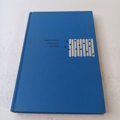 Multivariate Statistical Methods by Donald F. Morrison HC (1967)