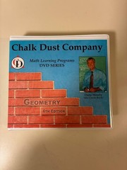 ChalkDust Math Geometry Student Workbook + Answer Key + DVD Set Homeschool