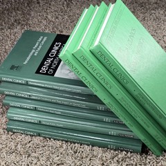 Dental Clinics of North America Books ~ Lot of 9 Mixed Years Vintage