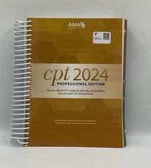 CPT 2024 Professional Edition American Medical Association PB Gold AMA 2024 USA