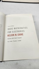 Hardcover; Basic Mathematics For Electronics, by Nelson M. Cooke 1960