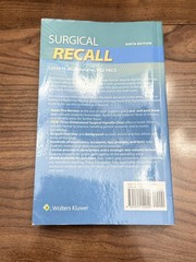 Lorne Blackbourne SURGICAL RECALL 9E (INT ED) PB