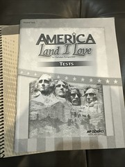 Abeka America Land I Love 3rd Edition Teacher Edition Spiral Bound And Test Keys