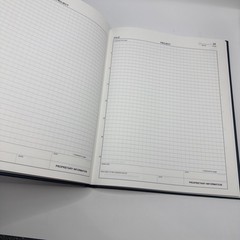 Laboratory Notebook Grid Format 96 Pages 8.5 x 11.25 Inch Lab Blue NEW