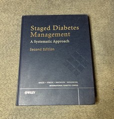 2005 Second Edition- Staged Diabetes Management John Wiley And Sons