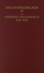 English Episcopal Acta 17: Coventry and Lichfield… by Franklin, M. J. Hardback