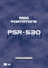 Yamaha PSR-530 Instruction Manual: 130 Pages & Protective Covers!