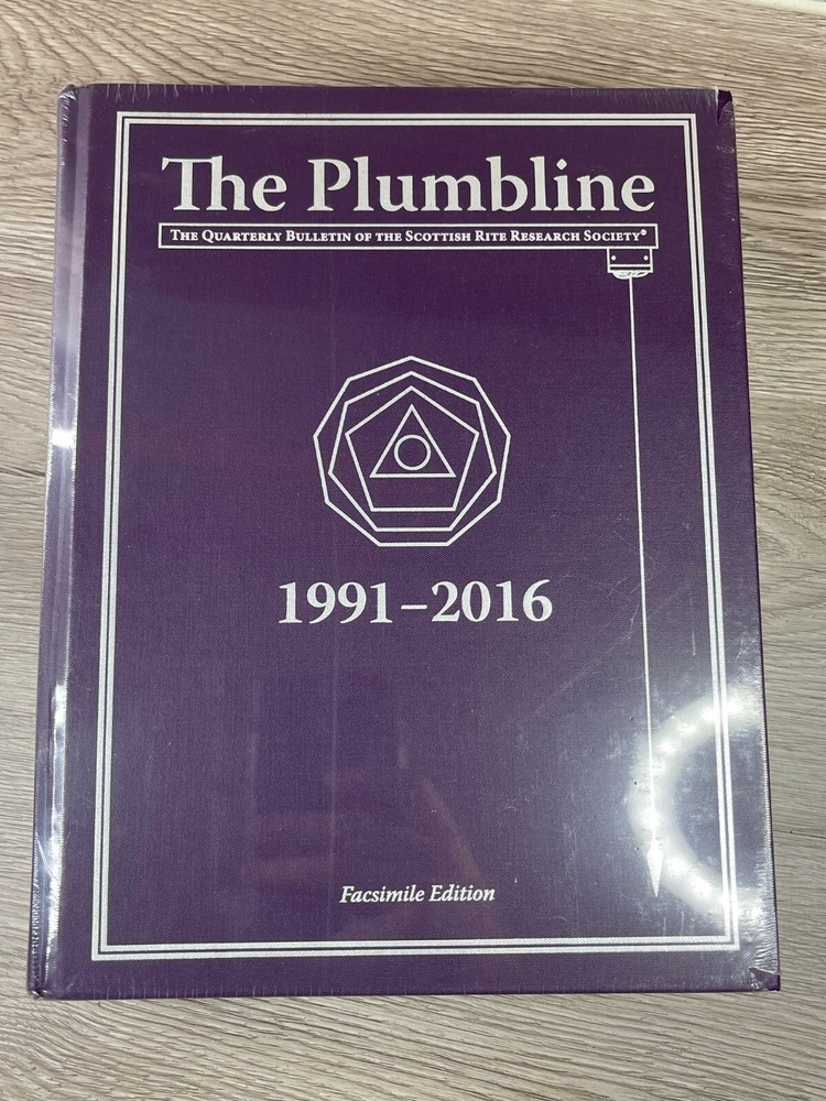 The Plumbline 1993-2016 by S. Brent Morris 2018 Hardcover Freemasonry NEW SEALED