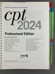 CPT Professional Edition Spinal Binding Illustrated Textbook 2024