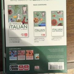 DK Complete Language Pack Italian 15-Minute Course A1 Beginner 2019 Box Set