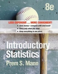 Introductory Statistics by Prem S. Mann (2012, Ringbound / Ringbound)