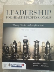 Leadership for Health Professionals