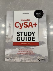 CompTIA CySA+ Study Guide: Exam CS0-003 (Sybex Study Guide), Chapple, Mike,Seidl