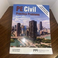 Pe Civil Practice Problems By Michael R. Lindeburg, PE Sixteenth Edition