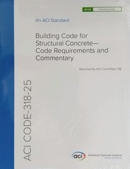 ACI 318-25 Building Code for Structural Concrete Book