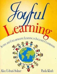 Joyful Learning: Active – Paperback, by Alice Udvari-Solner; Paula – Very Good f
