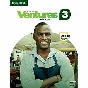 Ventures Level 3 Workbook – Paperback, by Bitterlin Gretchen; Johnson – Good o