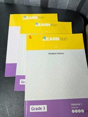 UNUSED Zearn Math Grade 3 Student Edition Vol 1 2 Notes Digital Lessons
