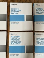 CFA Institute 2022 Level 1 Volume 1-6 Set