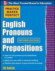 Practice Makes Perfect English Pronouns and – 9780071753876, Ed Swick, paperback