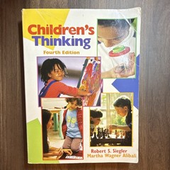 Children’s Thinking – Fourth Edition – Siegler & Alibali – Paperback – Used