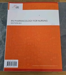 RN Pharmacology for Nursing Edition 8. 0 by Assessment Technologies Institute…