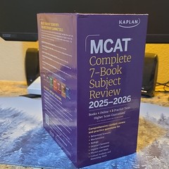 Kaplan MCAT Complete 7-Book Subject Review 2025-2026 Box Set + Online + 3 Tests