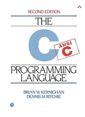 The C Programming Language 2nd Edition By Kernighan & Ritchie, PB – New